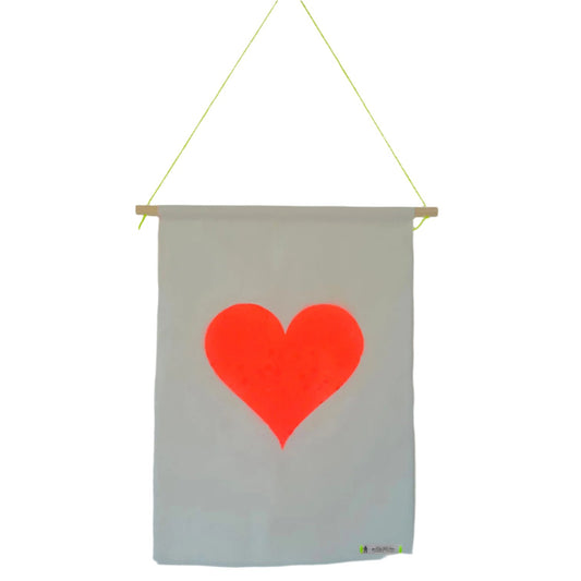 Spray it with heART Recycled Cotton Wall Hanging (Plain)