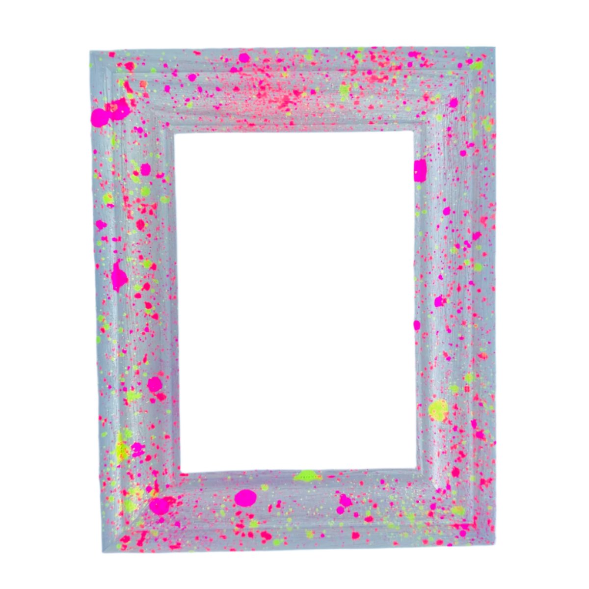 Upcycled Sustainable Splatter Wooden PhotoFrame