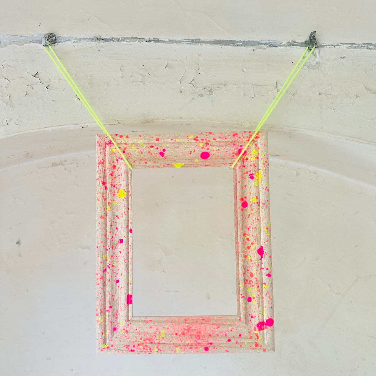 Upcycled Sustainable Splatter Wooden PhotoFrame