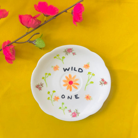 “Wild One” Vintage Plate